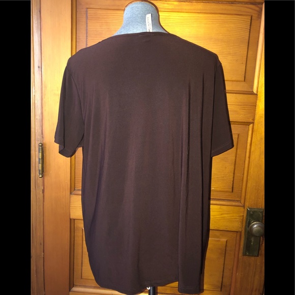 Susan Lawrence Brown Dress Top - Picture 4 of 6